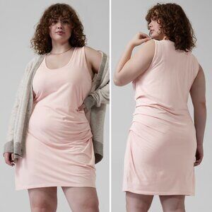 Athleta Della Dress Bodycon Breathable Cotton Orchid Pink Size 2X
